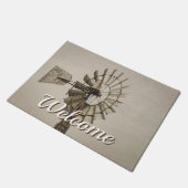 Paillasson Roue D'Un Moulin À Vent Porte D'Accueil (Incliné)