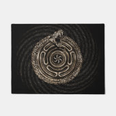 Paillasson Roue Hécate avec nos ouroboros (Devant)