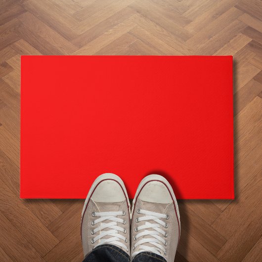 Paillasson Rouge Uni | Classique | Élégant | Tendance