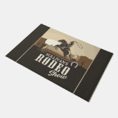 Paillasson Roundup Cowboy Rodeo Show Personalized (Incliné)