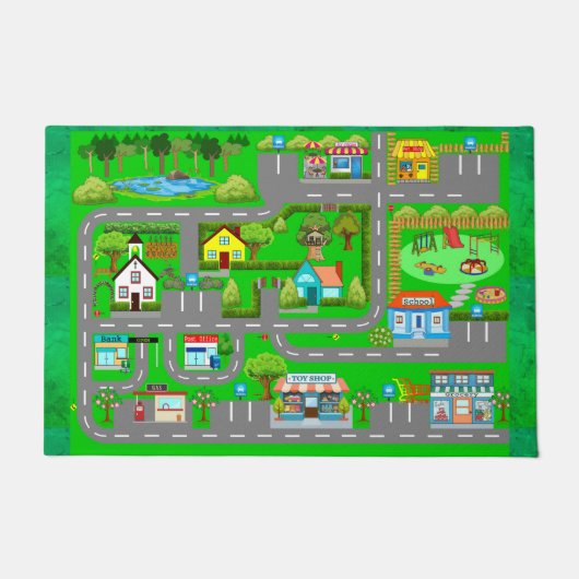 Paillasson Routes pour voitures (Devant)