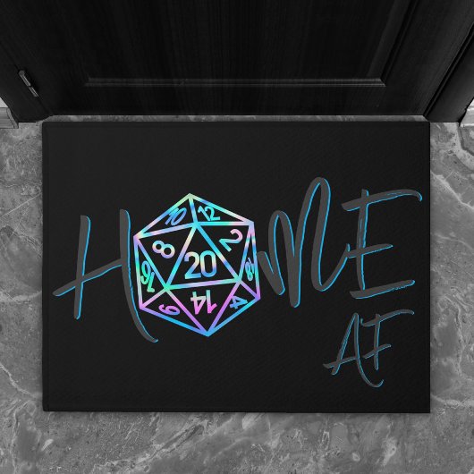 Paillasson RPG - AF | Holo Retro PnP Tabletop Dice Welcome