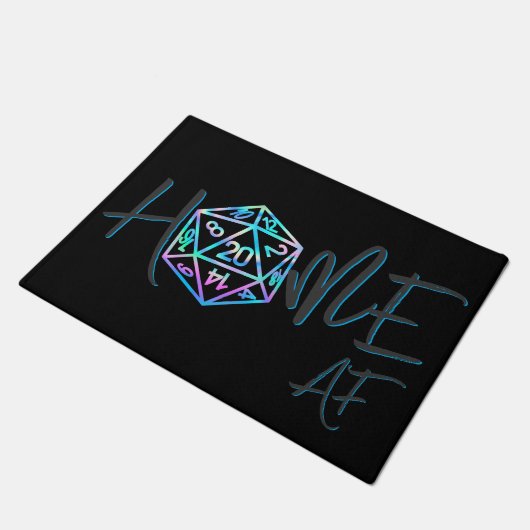 Paillasson RPG - AF | Holo Retro PnP Tabletop Dice Welcome (Incliné)