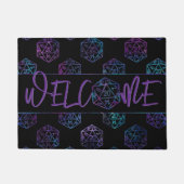 Paillasson RPG Dice | Nebula Tabletop PnP Roleplayer Welcome (Devant)