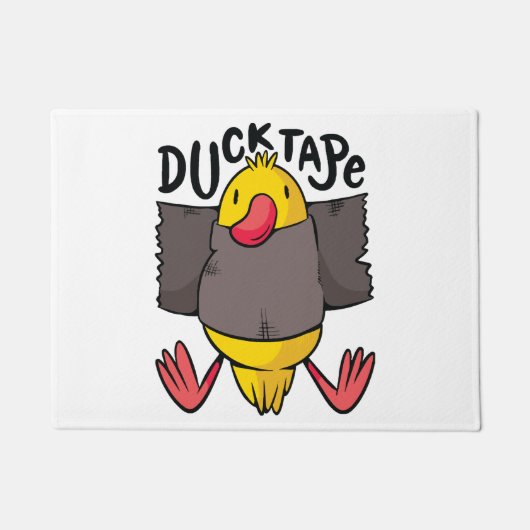 Paillasson Ruban Canard Drôle (Devant)