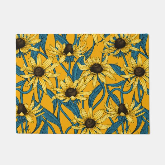 Paillasson Rudbekia jaune (Devant)