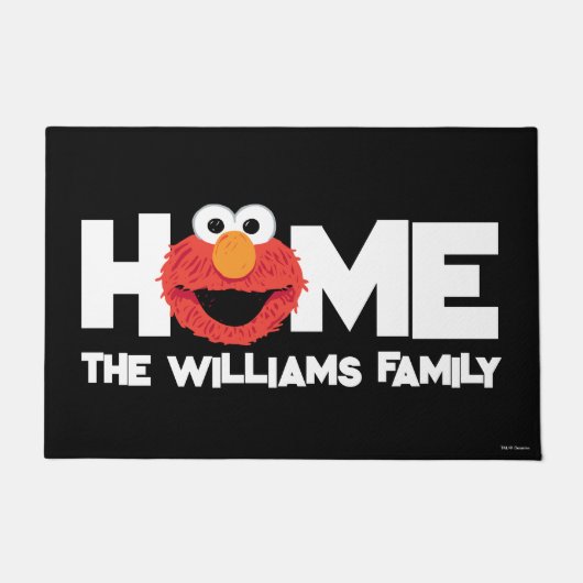 Paillasson Rue Sésame | Face Elmo (Devant)