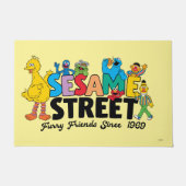 Paillasson Rue Sésame | Furry Friends depuis 1969 (Devant)