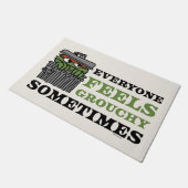 Paillasson Rue Sésame | Oscar le Grouch se sent Grouch (Incliné)