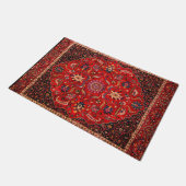 Paillasson Rug perse rouge de Mashhad (Incliné)