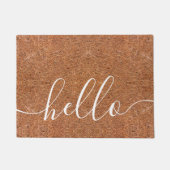 Paillasson Russe Coir Script Hello (Devant)