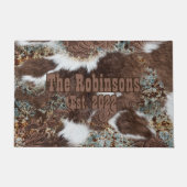 Paillasson Russe Ouest Cowboy Cuir Brown (Devant)