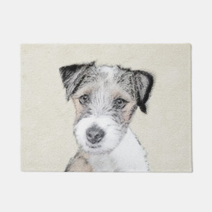 Paillasson Russell Terrier Peinture rugueuse - Art Chien orig