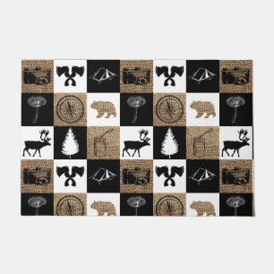 Paillasson Rustic Camping Extérieur Aventure