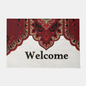 Paillasson Rustic Country Entryway Doormat with Decorative Ar (Devant)