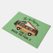 Paillasson RV Camping Tent Trailer Home est l'endroit où vous (Incliné)