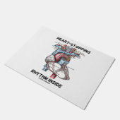 Paillasson Rythme terrifiant à l'intérieur de coeur (Incliné)