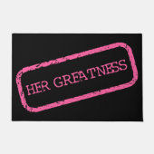 Paillasson "Sa Grandeur" Timodée+et+Approuvée (Devant)