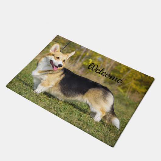 Paillasson Sable Cardigan Welsh Corgi Chien (Incliné)