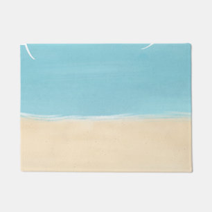 Paillasson Sable de plage aqua 
