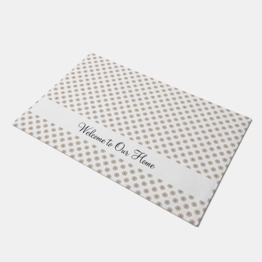 Paillasson Sable Dollar Sea Shell Motif Personnaliser (Incliné)