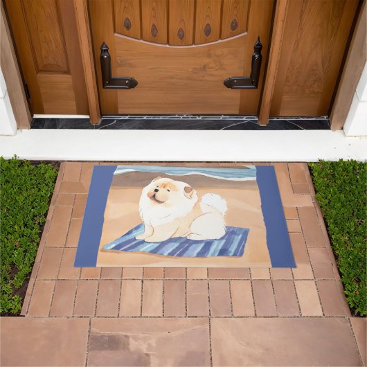 Paillasson SABLE N'SEA Crem Chow Chien Chow (De plein air)