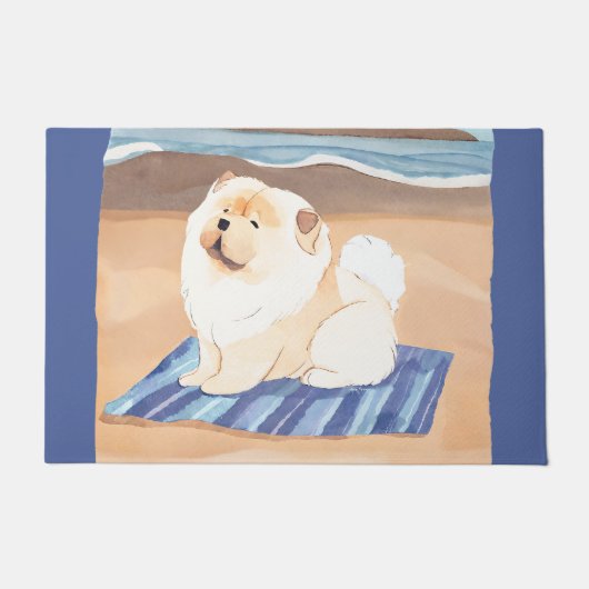 Paillasson SABLE N'SEA Crem Chow Chien Chow (Devant)