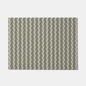 Paillasson Sage Green Jagged Stripes (Devant)