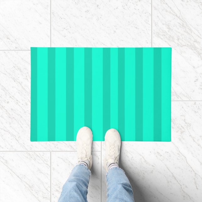 Paillasson Sage Green Stripes  (Intérieur)