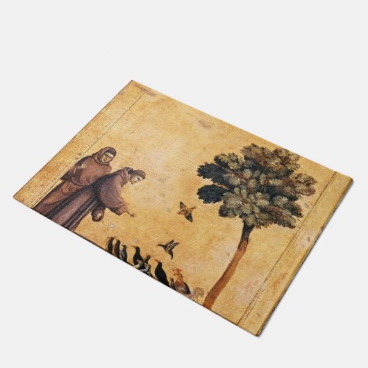 Paillasson Saint François D'Assise Prêchant Aux Oiseaux (Incliné)