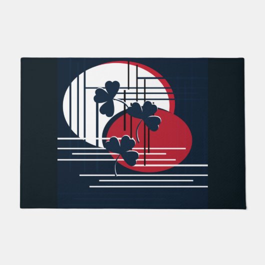 Paillasson Saint Patrick, abstraction (Devant)