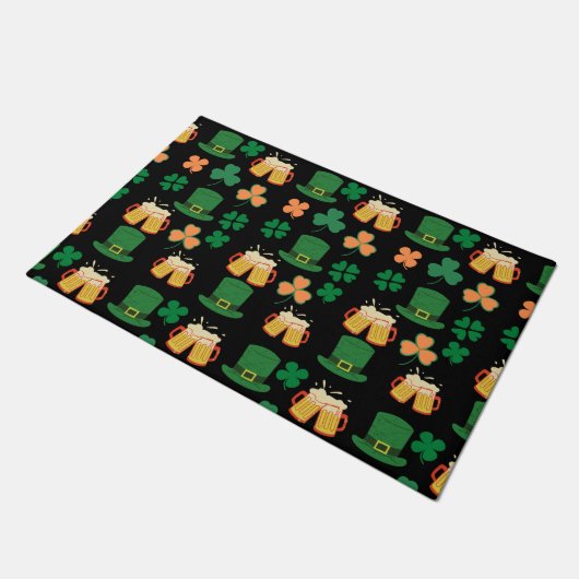 Paillasson Saint patrick jour celtique, irish drôle motif (Incliné)