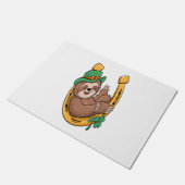 Paillasson Saint Patrick's Day Sloth Horseshoe Lucky (Incliné)