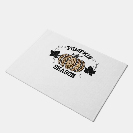 Paillasson Saison citrouille Cheetah Imprimer Citrouille Auto (Incliné)