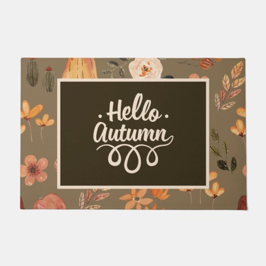 Paillasson Saison d'Action de grâce de récolte d'automne abon (Devant)