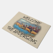 Paillasson Saison de canard personnalisée (Incliné)