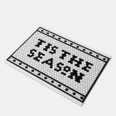 Paillasson Saison de vacances Farmhouse Tile Design (Incliné)