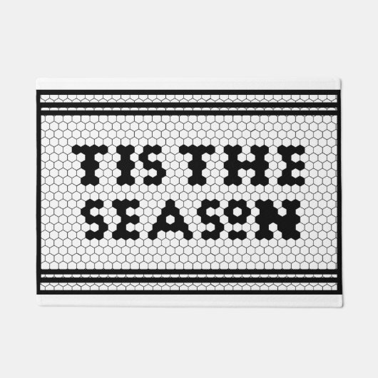 Paillasson Saison de vacances Farmhouse Tile Design (Devant)