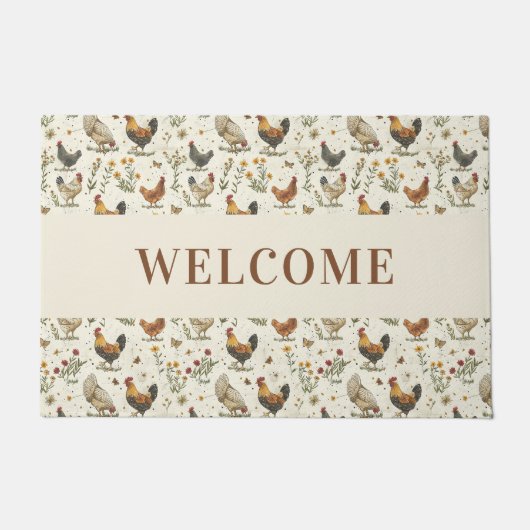 Paillasson Salles de coq fermières (Devant)