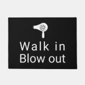 Paillasson Salon Sèche-Cheveux Blow Bar Bienvenue (Devant)