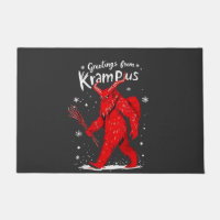 Salutation de Krampus Noël Christmas