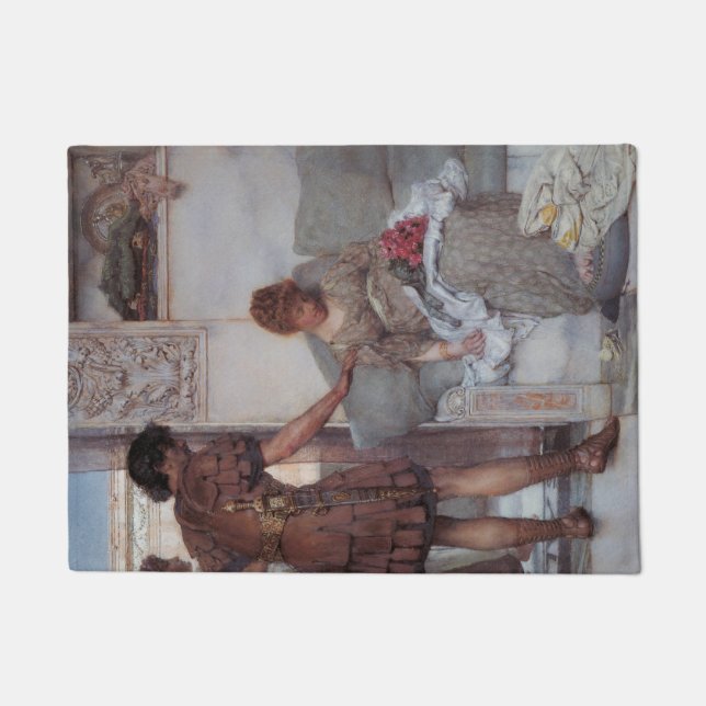 Paillasson Salutation silencieuse (par Lawrence Alma-Tadema) (Devant)
