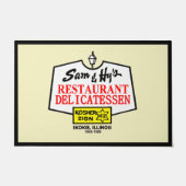 Paillasson Sam & Hy's Restaurant Deli, Skokie, IL (Devant)