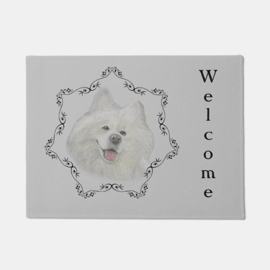 Paillasson Samoyed  (Devant)