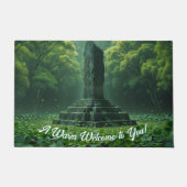 Paillasson Sanctuaire du champ vert du trèfle (Devant)