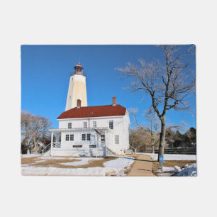 Paillasson Sandy Hook Lighthouse, New Jersey Door Mat