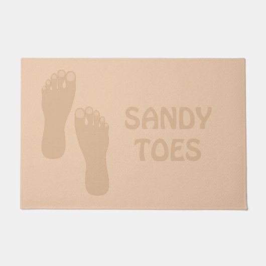 Paillasson Sandy Toes Beach House Porte Mat (Devant)