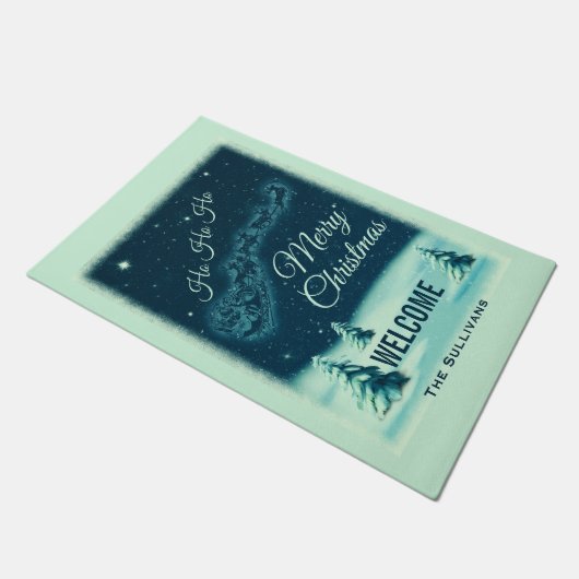 Paillasson Santa and his Reindeers (Incliné)