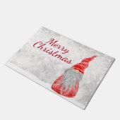 Paillasson Santa Claus Gnome sur terrain neigeux (Incliné)