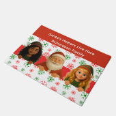 Paillasson Santa & Elf Faces | North Pole Fun Christmas Door  (Incliné)